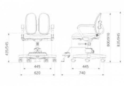 Детское Кресло DUOREST DUOKIDS DR-280DDS MILKY LIME - 5