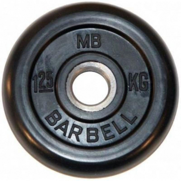 Диск обрезиненный литой MB-PltB26-1,25 кг - 1