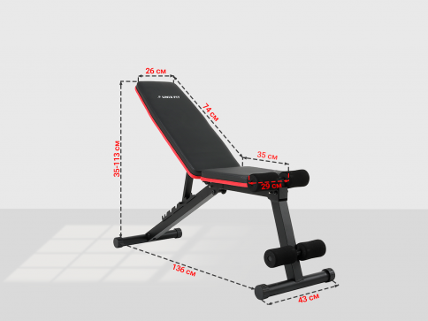 Скамья силовая универсальная UNIX Fit BENCH 110 - 4