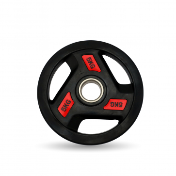 Диск обрезиненный c хватом UNIX Fit PRO 5 кг, 51 мм - 1