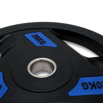 Диск обрезиненный c хватом UNIX Fit PRO 20 кг, 51 мм - 2